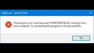 Correction : erreur « VCRUNTIME140.dll est absent de votre ordinateur » dans Windows 10/11