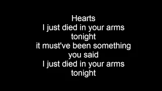 Just died in your arms Lyrics Cutting Crew