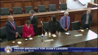 Prayer Breakfast for Guam's Leaders - February 7, 2019