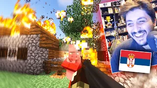 SERBIAN REACTS TO MINECRAFT WAR CRIMES FOR THE FIRST TIME