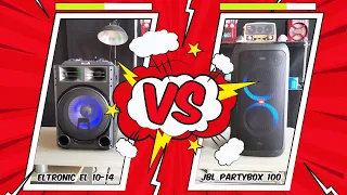 Сравнение Eltronic EL-1014 c JBL Partybox 100! Реши сам как звучат колонки и напиши в комментариях!