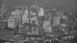 Fly over New York in 1920