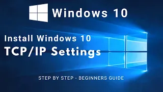 Install Windows 10 on VM Using VirtualBox with Intranet TCP/IP Configurations