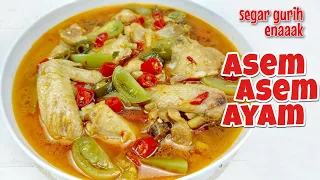 KUAHNYA GURIH SEGER, ASEM-ASEM AYAM