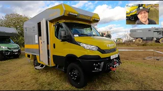 Bimobil EX 368 RV expedition vehicle motorhome Camper Iveco Daily 2021 walkaround and interior K255