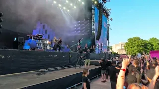 Maybe by Machine Gun Kelly ft Bring Me the Horizon (live at Rock IM Park 2023) from the front row.