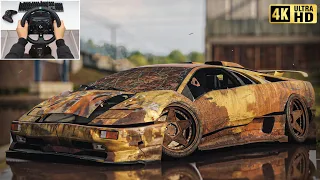 Rebuilding a LAMBORGHINI DIABLO SV in NFS Unbound - Logitech G923