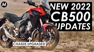 New 2022 Honda CB500X, CB500F, & CBR500R Updates Announced! (Engine, Chassis & More)