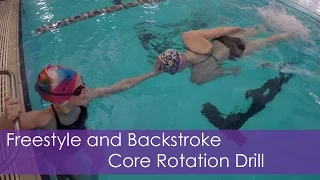 Freestyle and Backstroke Core Rotation Drill