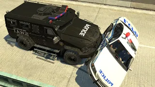 GTA 4 Heavy SWAT Van Destruction