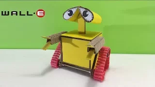 ROBOT eléctrico WALL-E genial!! como hacerlo utilizando solo cartón