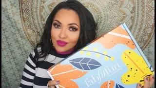 ASMR Unboxing #FabFitFunPartner Fall 2018 Editor Box 💜Crinkles, Whispers, and More