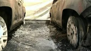 Поджог машин ОБСЕ в Донецке: как это было