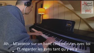 Renaud (Cœur de pirate) - Mistral gagnant - Piano - KARAOKE