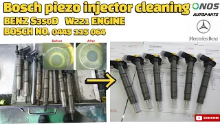Mercedes-Benz S350 W221 Bosch piezo injector Cleaning 0445 115 064