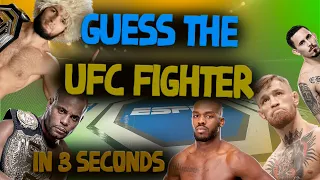 GUESS THE UFC FIGHTER in 3 SECONDS QUIZ #1