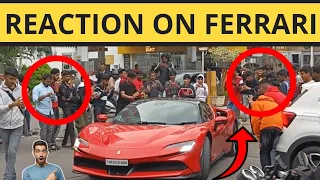 SUPER CARS IN BANGALORE NOVEMBER 2023 |LAMBORGHINI FERRARI CRAZY REACTIONS 🤯