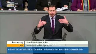 Bundestag -Flüchtlingspolitik der EU am 17.01.2014