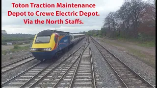 Toton Traction Maintenance Depot to Crewe Electric Depot Via the North Staffs