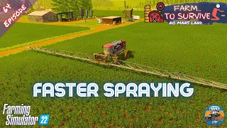 FASTER SPRAYING - No Mans Land - Episode 64 - Farming Simulator 22