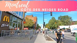 Beautiful Day Walking in Montreal on Côte-des-Neiges Road #montreal #montreal2020 #exploringmontreal