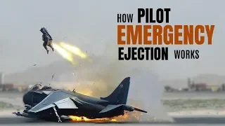 How pilot ejects from fighter plane