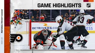Coyotes @ Flyers 11/2/21 | NHL Highlights