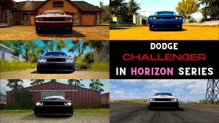 Dodge Challenger Comparison in Forza Horizon games | Attention to Graphics & Details | XSX | 4K