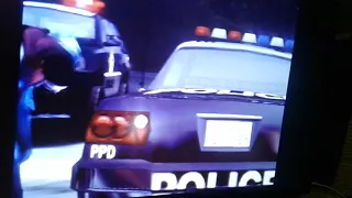 nfs carbon  ps2 busted scene