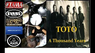 Toto - A Thousand Years -  Drum Cover ( Alessandro Minardi )#toto#batteristaitaliano#zoomrecorder