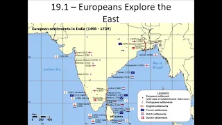 19.1 - Europeans Explore the East - Mr. May's World History