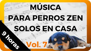 9 HORAS de MÚSICA para PERROS con ANSIEDAD por SEPARACIÓN │ MUSICOTERAPIA 🎵💤 Vol.7