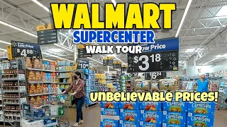Shopping at Walmart Supercenter in Baldwin Park California