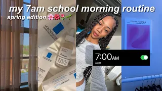GRWM FOR SCHOOL: my productive high school morning routine | spring edition | senior year