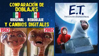 E.T. El Extraterrestre [1982] Comparación del Doblaje Latino Orig y Redoblaje & Versión de 1982/2002
