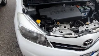 How to replace headlight bulbs on a Toyota Yaris (MK3 XP130 model).