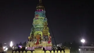 3D Video Mapping Projection On Temple Gopuram