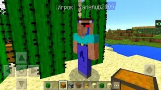 ДОМ ИЗ КАКТУСОВ И НУБИК (Анти-Грифер Шоу MINECRAFT PE) 1.0.5 троллинг МАЙНКРАФТ пе КАКТУСОВЫЙ