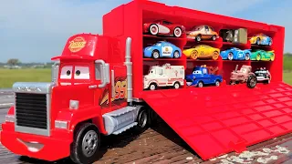 12 Tomica Mini Car & Big Trailer | Go Find a Car