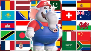 Elephant Mario in 70 Languages Meme