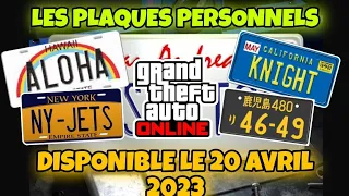 [INFO GTA5] NOUVEAU CRÉATEUR DE PLAQUE PERSONNALISÉE GTAONLINE!!!