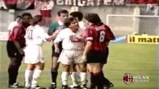 Serie A 1995-1996, day 01 Padova - Milan 1-2 (Weah, N.Amoruso, F.Baresi)