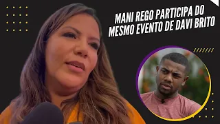 Mani Rego participa do mesmo evento de Davi Brito, mas nega reencontro: 'Não foi o objetivo'