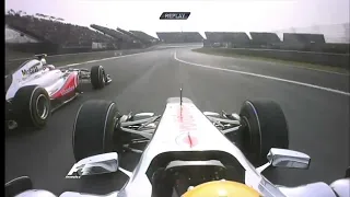 Lewis Hamilton onboard overtake on Jenson Button Chinese GP 2011