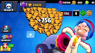 BONNIE NONSTOP to 750 TROPHIES! Brawl Stars