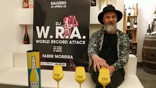 DJ Faber Moreira e il World Record Attack: dal 22/4 al 1/5 a Saluzzo