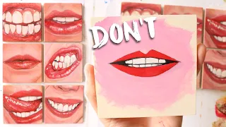 Do's, Don'ts, + The Art of Painting Realistic Mouths