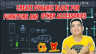 CREATE DYNAMIC BLOCK FOR FURNITURE AND OTHER ACCESSORIES