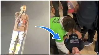 Travis Scott Saw Fans Passing Out, but didn't STOP the Show