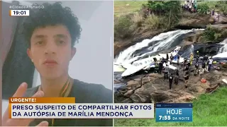 PRESO SUSPEITO DE COMPARTILHAR FOTOS DA AUTÓPSIA DE MARÍLIA MENDONÇA